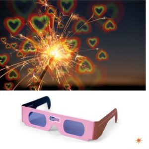 Rosa Brille Herzen